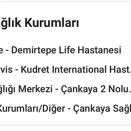 Modern In Cankaya Kizilay Apartment Ankara